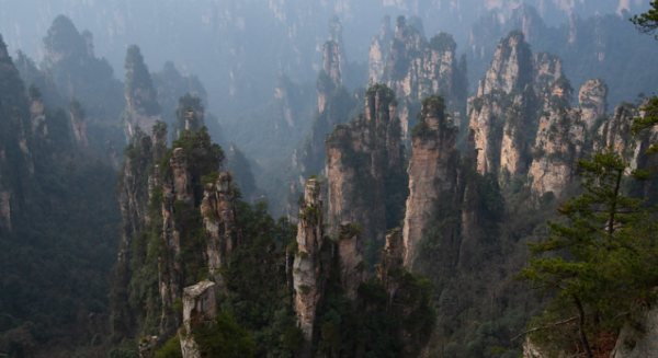 Amazing world रोंगटे खड़े कर देने वाली दुनिया के ये नजारे 2 Mountain pillers china