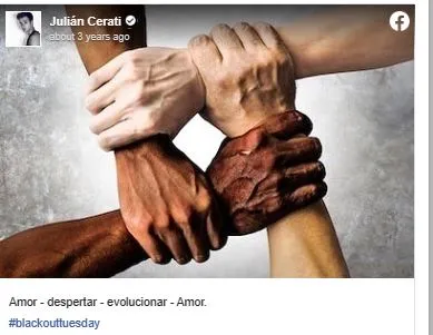 Julian Cerati supports equality