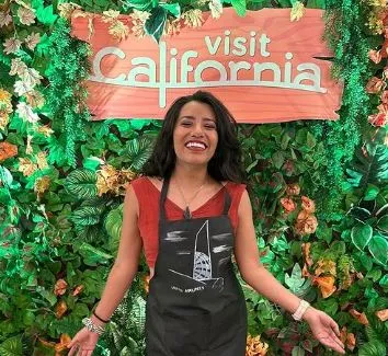 Shani Lozano at VisitCalifornia OFFICE