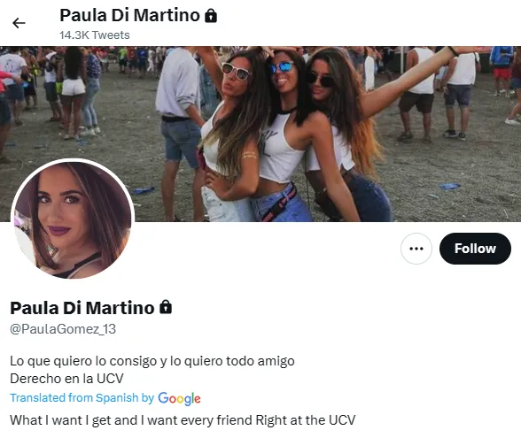 Paula Di Martino Twitter