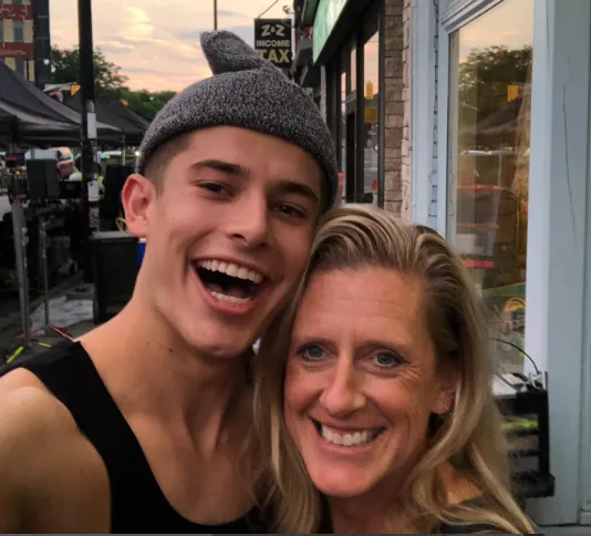 Brian Altemus with his mother Courtney Altemus