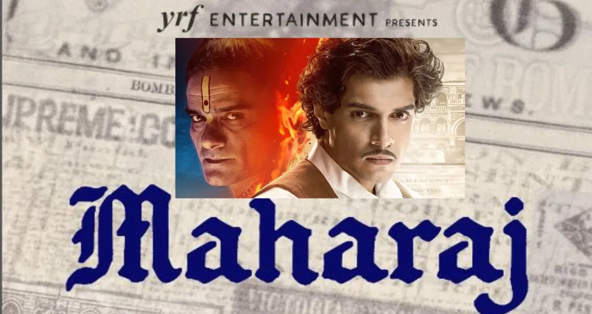 Junaid and Jaideep are seen in the film Maharaj.