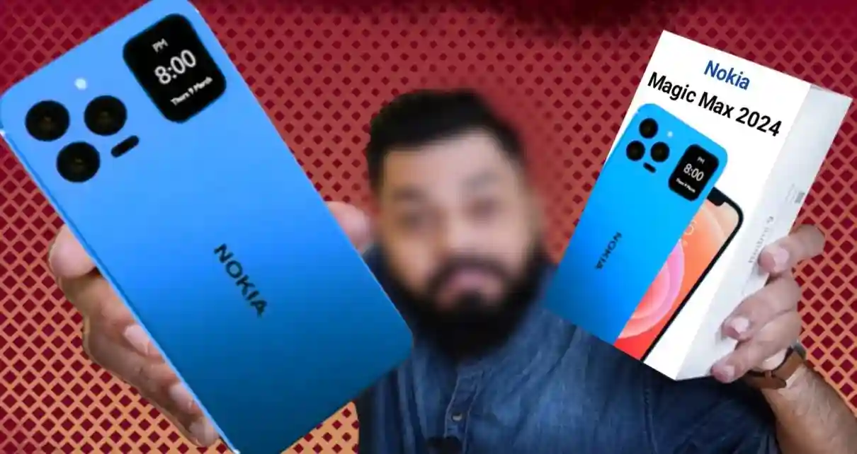 YouTuber is seen giving review of Nokia Magic Max smartphone